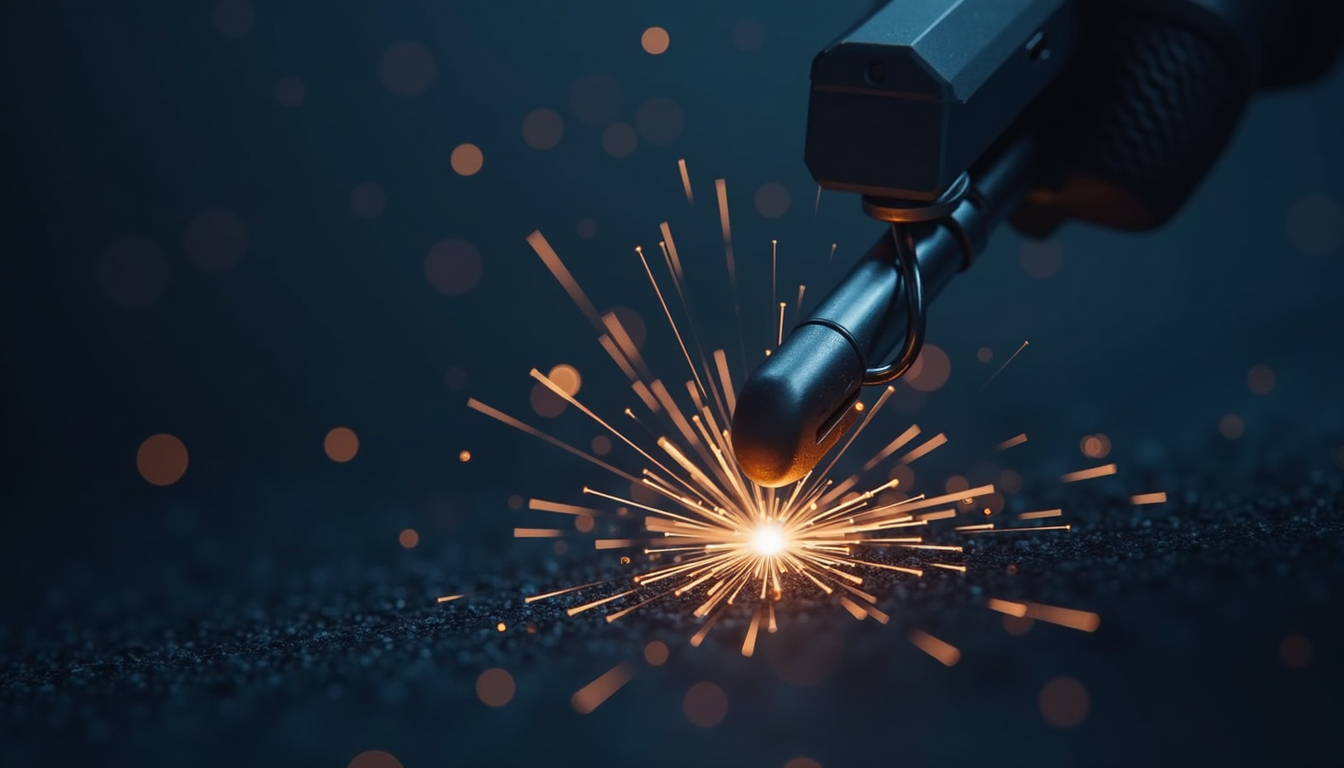 Diagramă simplificată a unei mașini de taiere laser metal în acțiune